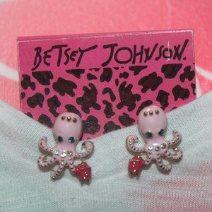 Nwtag Pink Octopus 🐙 Earrings